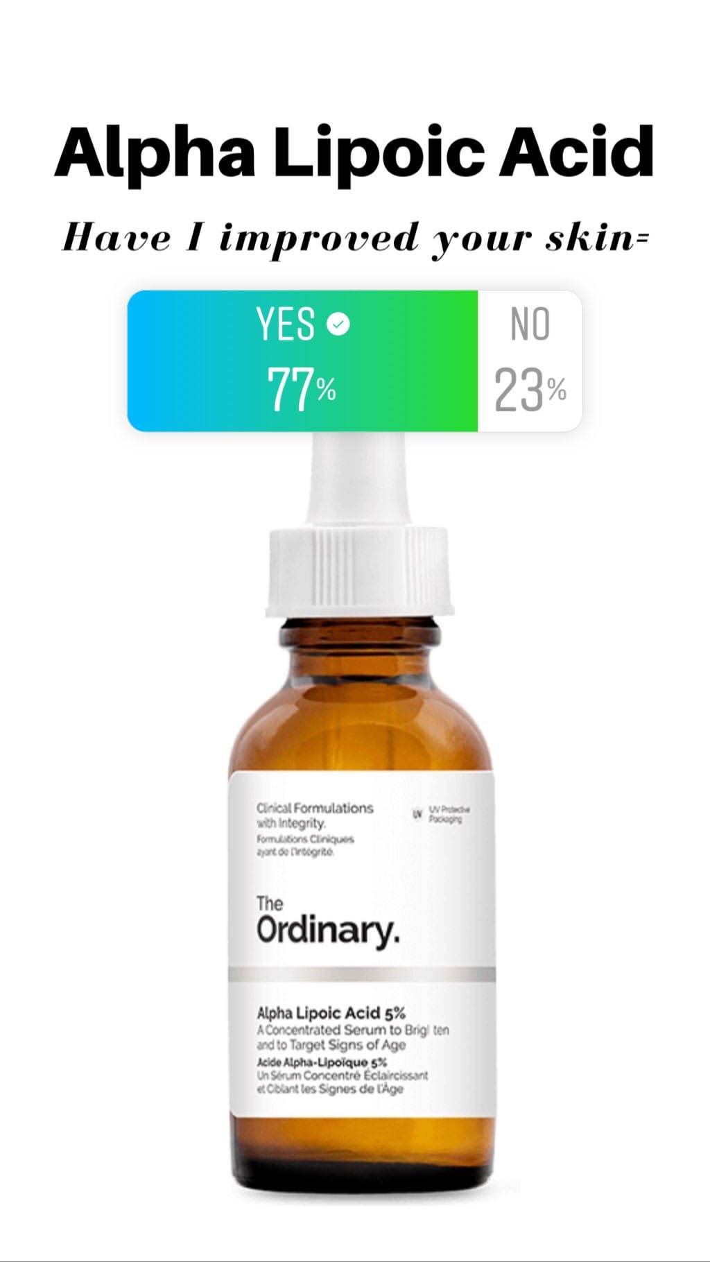 The Ordinary Alpha Lipoic Acid Reviews & FAQ's