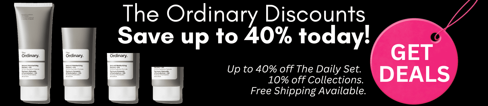 Save 40% discounts